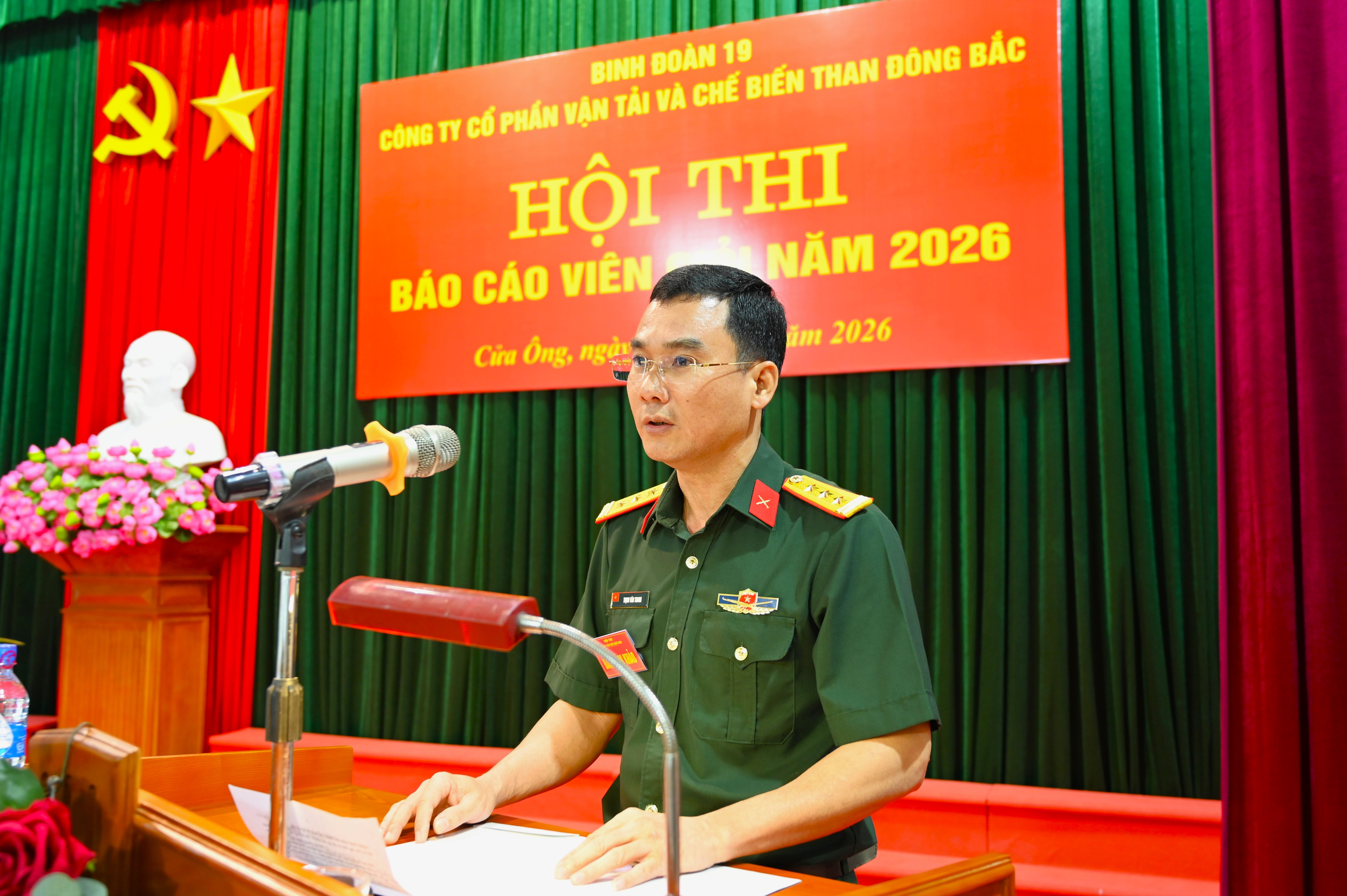 Công ty cổ phần Vận tải và Chế biến than Đông Bắc tổ chức Hội thi Báo cáo viên giỏi năm 2026 