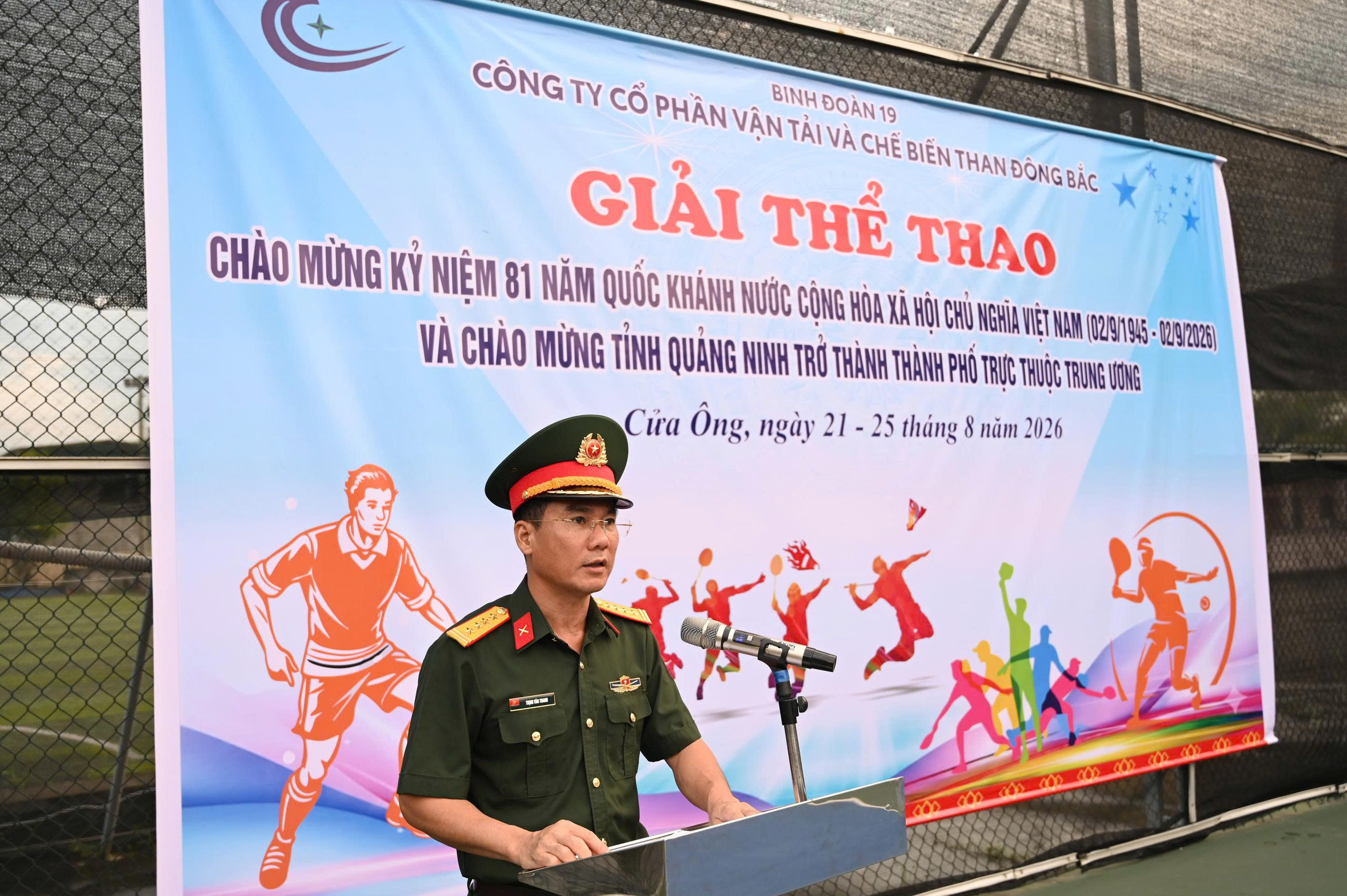Công ty Cổ phần Vận tải và Chế biến than Đông Bắc tổ chức Giải thể thao Chào mừng kỷ niệm 81 năm Quốc khánh nước Cộng hòa xã hội chủ nghĩa Việt Nam (02/9/1945-02/9/2026) và Chào mừng Tỉnh Quảng Ninh trở thành thành phố trực thuộc Trung ương